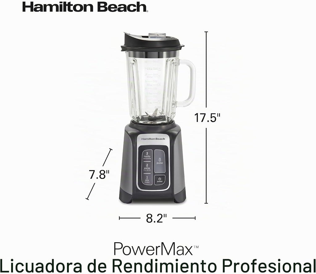 Hamilton Beach PowerMax Professional-Performance Blender para Smoothies