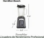 Hamilton Beach PowerMax Professional-Performance Blender para Smoothies