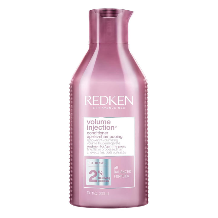 Redken Acondicionador de inyección de volumen para cabello fino, añ...