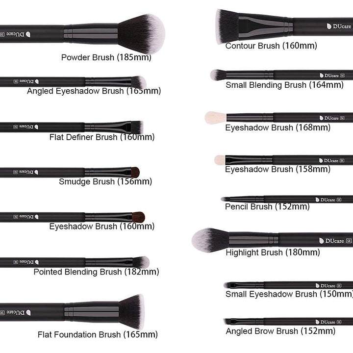 DUcare Juego de brochas de maquillaje Kabuki sintéticas de primera...
