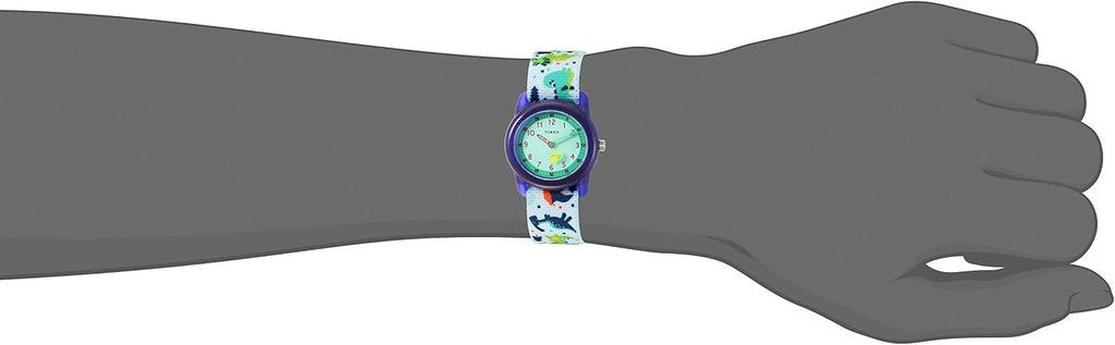 Timex Reloj analógico metálico para niño.