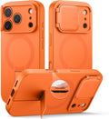 SURITCH para iPhone 18 Pro Case para MagSafe, Protección de cámara, Naranja