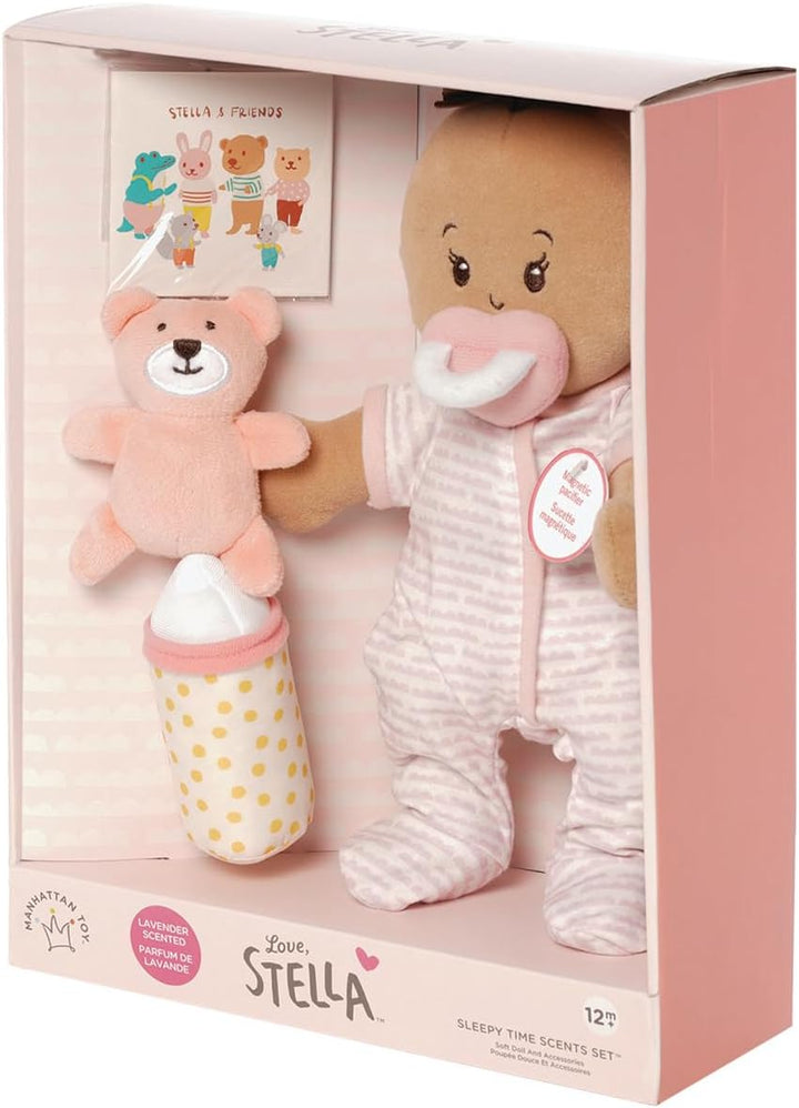 Muñeca suave de hora de dormir de Manhattan Toy Wee Baby Stella, be...