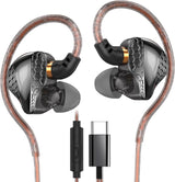 Auriculares USB C para iPhone 16 15 Pro Max Plus, H89 tipo C con mi...