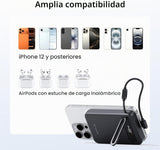 EF ECOFLOW Rapid Mag Power Bank, Qi2.2 25W MagSafe, cargador portát...