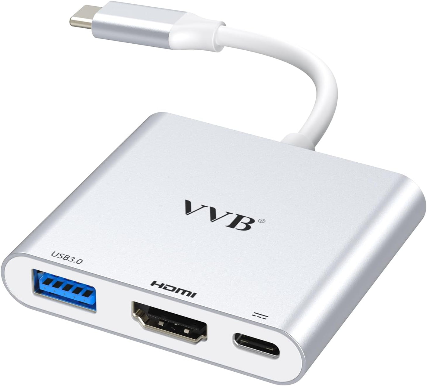 Adaptador USB C a HDMI,Adaptador USB-C Hub Multipuerto Convertidor...