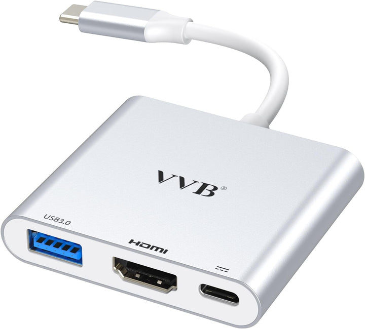 Adaptador USB C a HDMI,Adaptador USB-C Hub Multipuerto Convertidor...