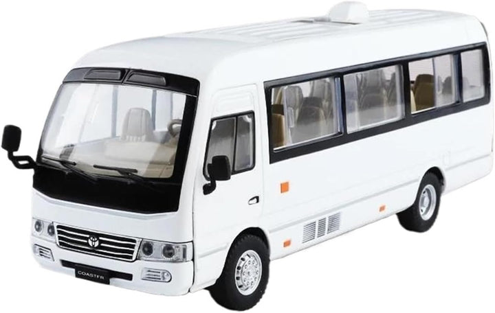 1 24 para Toyota Coaster Bus Aleación Modelo de coche