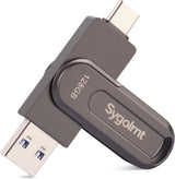 Unidad flash USB de 128 GB para iPhone Photo Stick, 2 en 1 USB C +...