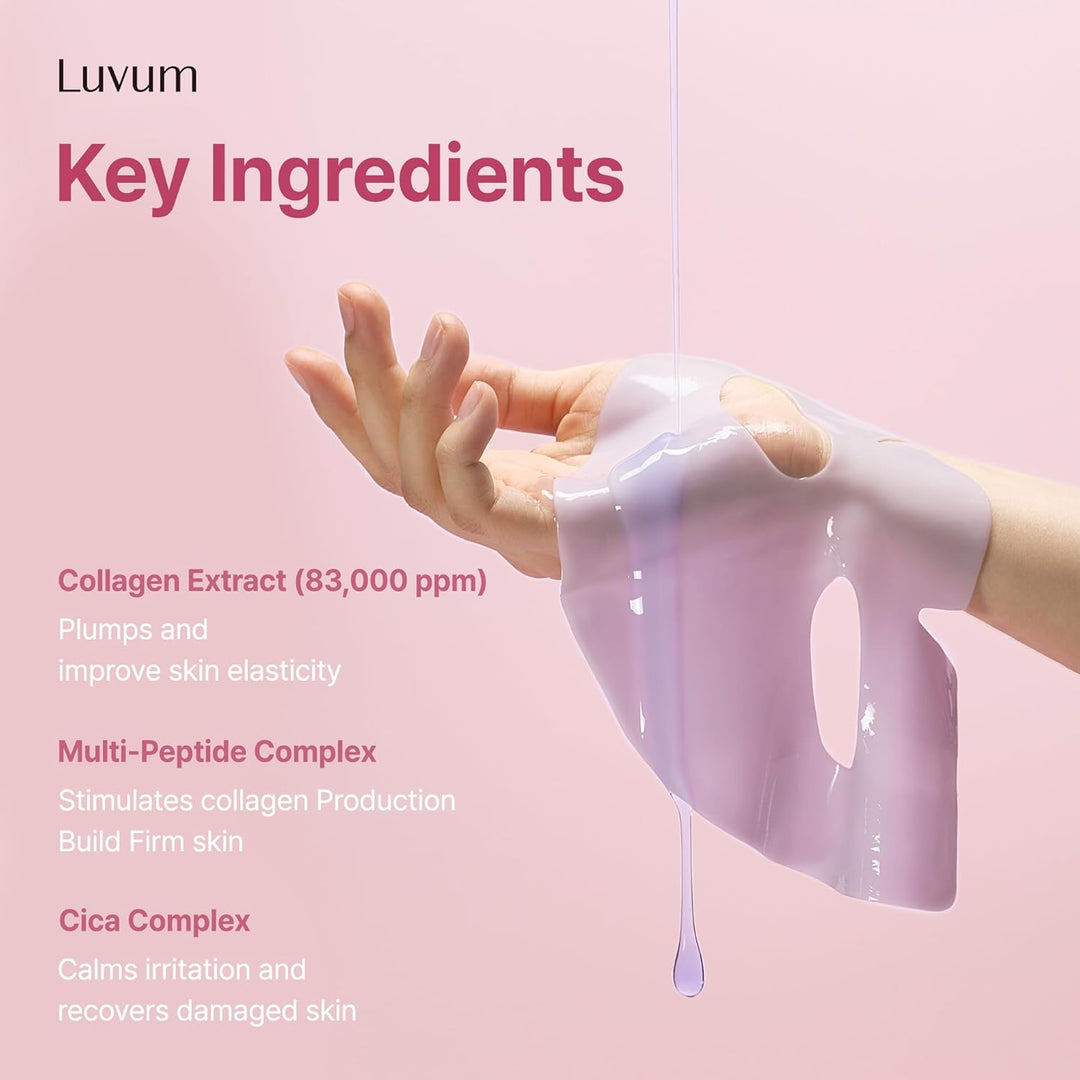 LUVUM Máscara de gel de fitocolágeno de envejecimiento lento, colág...