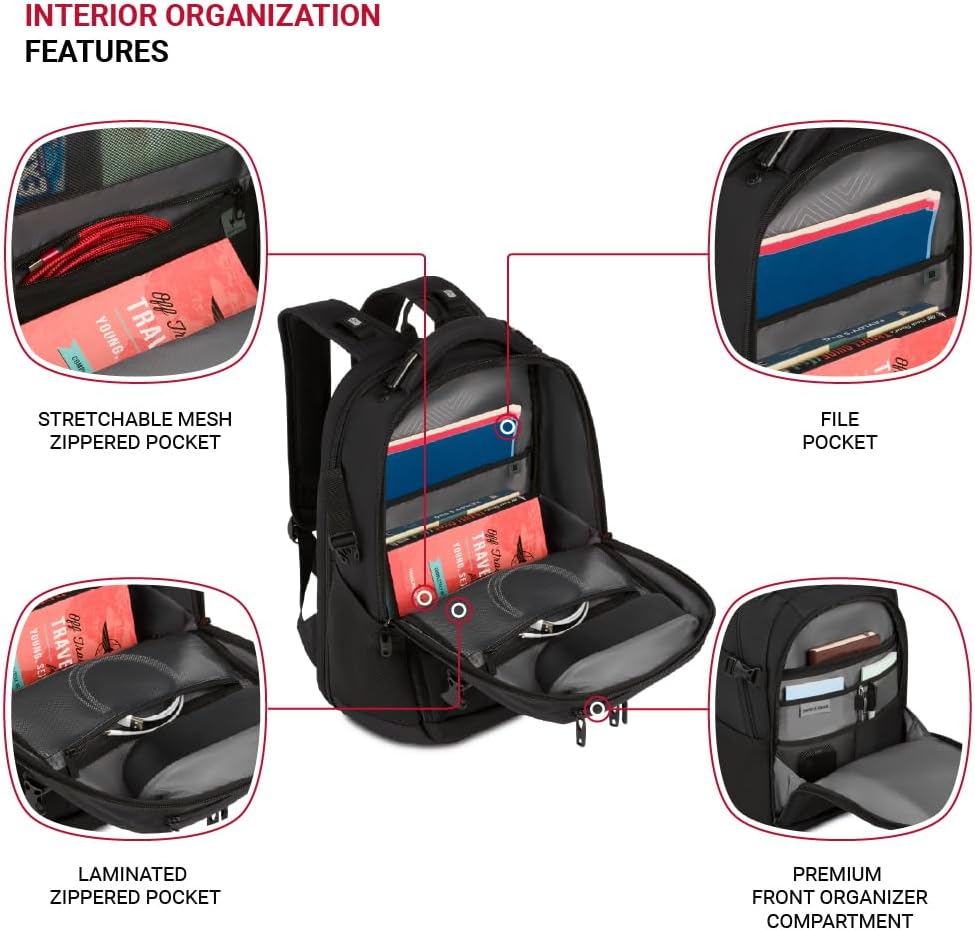 SwissGear 5358 USB ScanSmart \u2013 Mochila para portátil de 16\u20...
