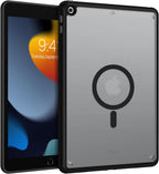 BENTOBEN Funda para iPad de 9ª/8ª/7ª generación, para iPad 10.2 2021/2020/2019 con fuerte diseño magnético, delgada, translúcida, mate, a prueba de golpes, funda protectora para tabletas de niños y