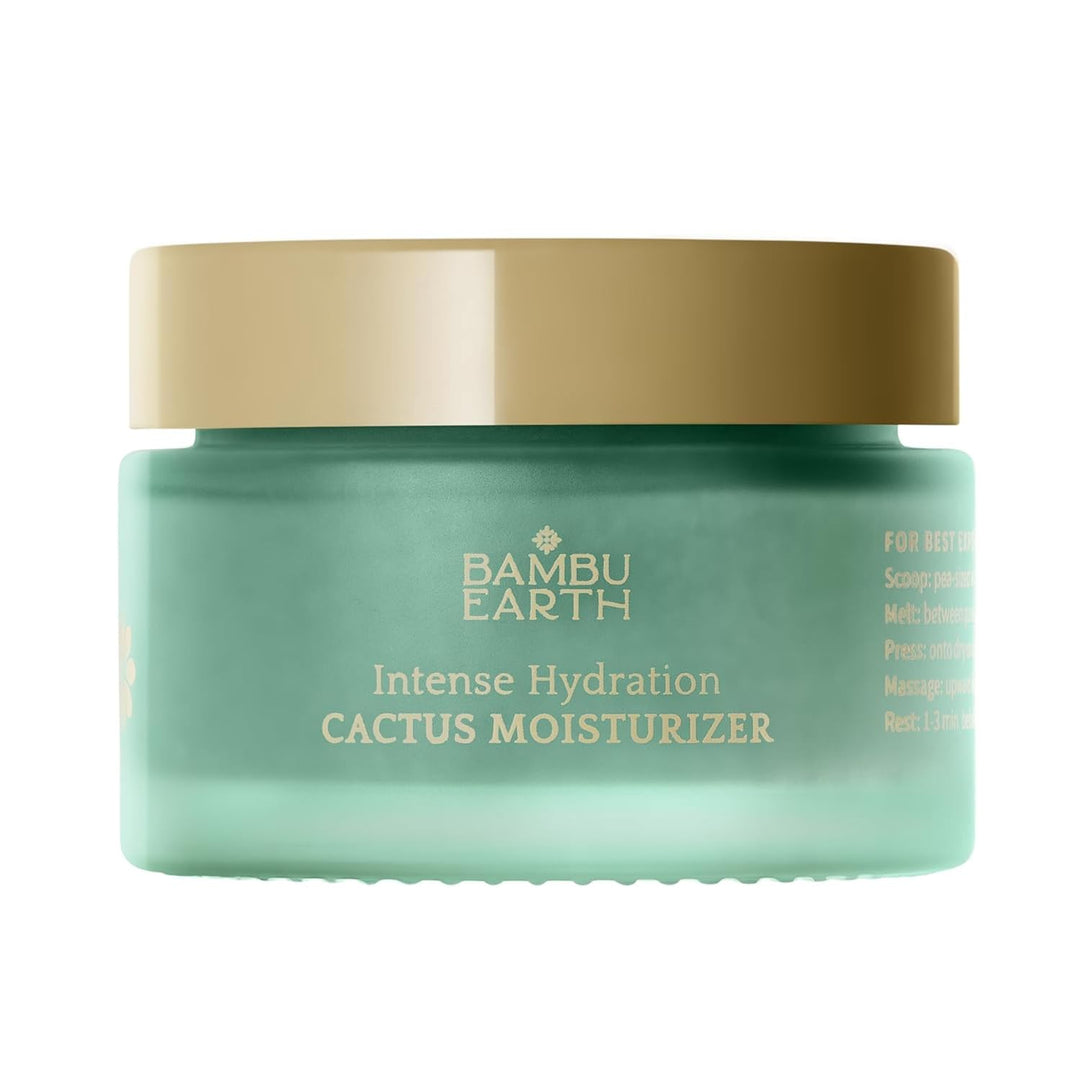 BAMBU EARTH Hidratante facial de cactus de hidratación intensa, hid...