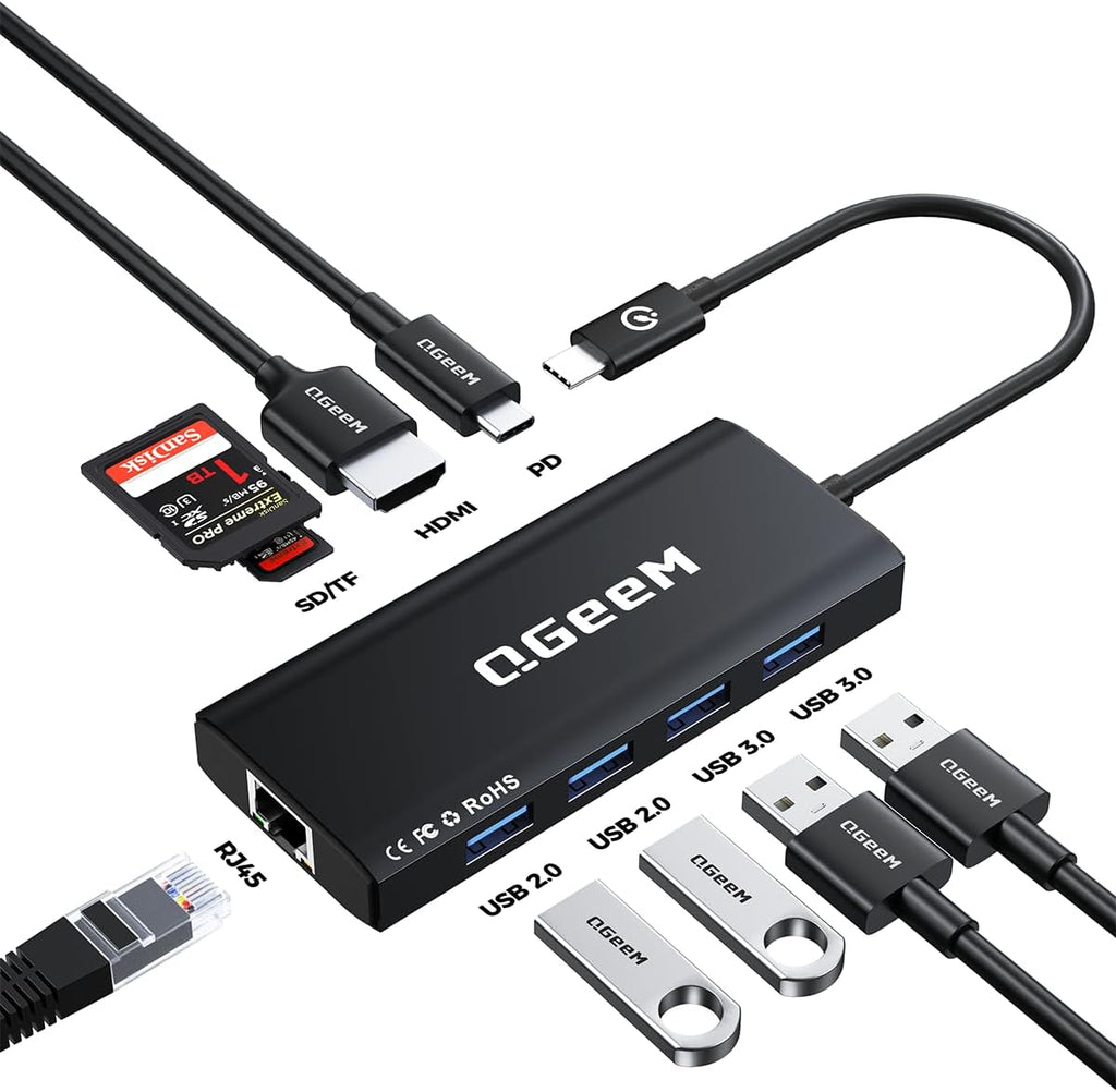 QGeeM, UCH092-1, hub USB 3.0