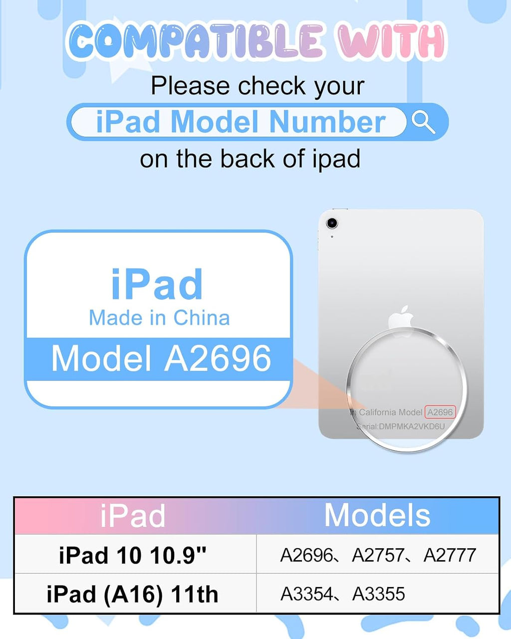 Boaretiu - Funda para iPad A16/10ª generación, para niñas, adolescentes, silicona suave con correa para el hombro y soporte giratorio para iPad de 11.ª generación, funda de 11 pulgadas 2025