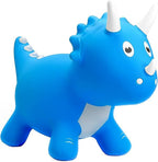 ZHUYNXIR Juguete inflable de dinosaurio animoso, juguete de dinosaurio saltador, juguete de salto favorito de los niños. Perfecto para cumpleaños (dinosaurio azul Hopper).