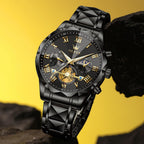 OLEVS Reloj para Hombres Clásico de Negocios en Acero Inoxidable Reloj para Hombre