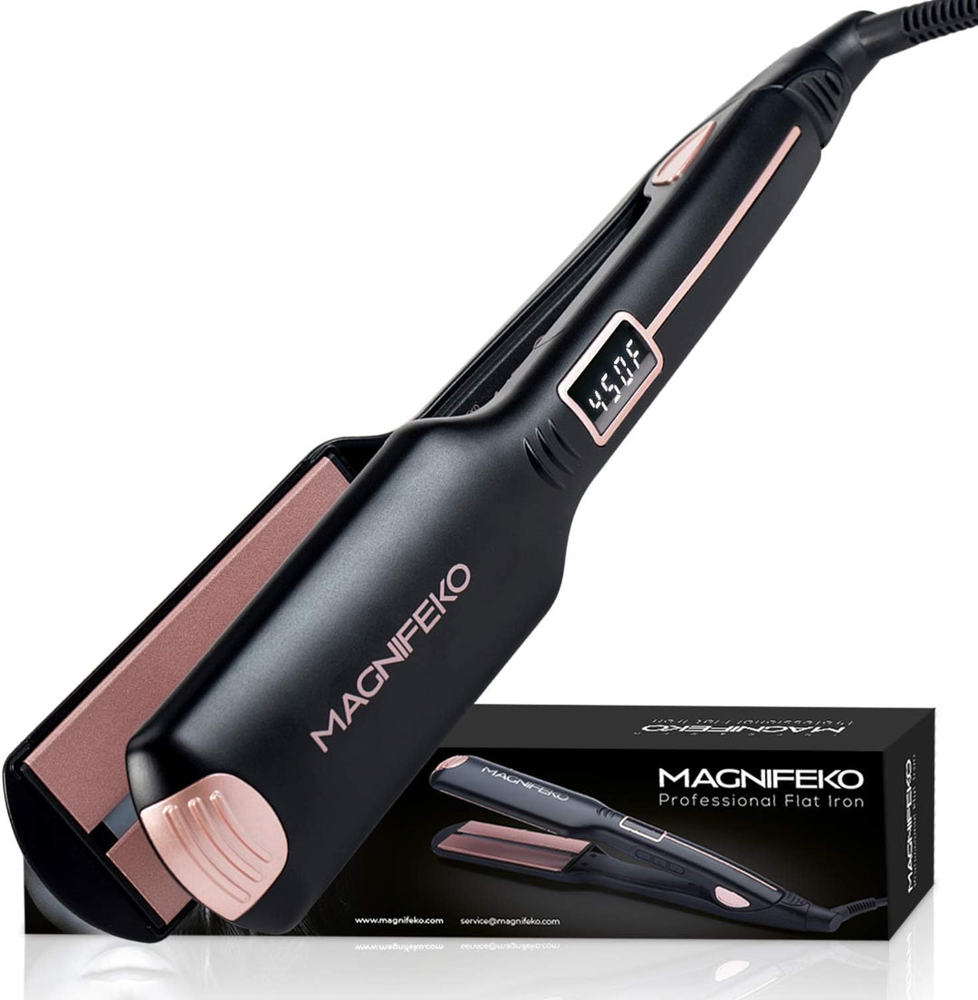 Magnifeko Plancha profesional de plancha plana para el cabello, con...