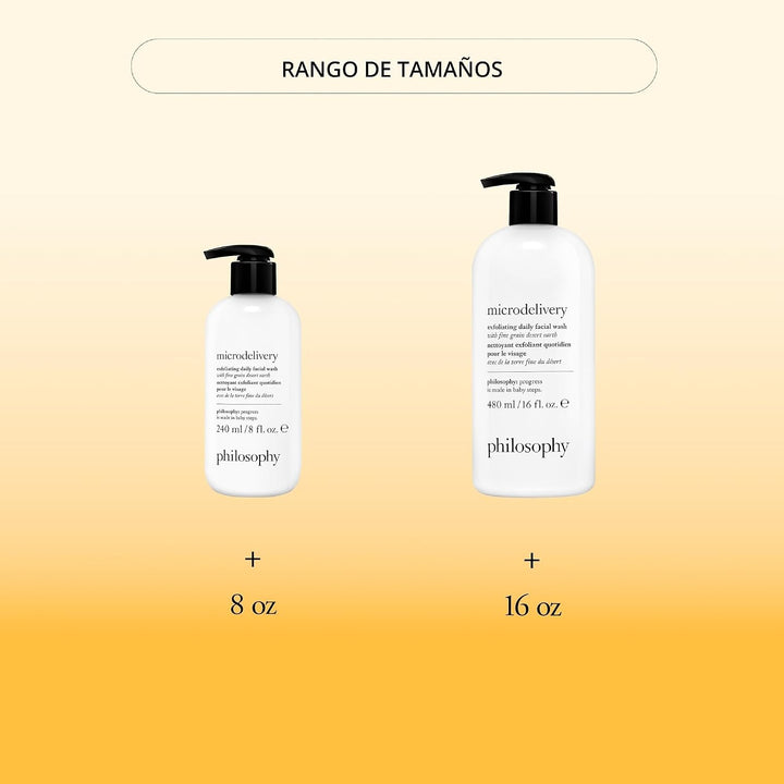 philosophy El lavado facial diario exfoliante microdelivery - con t...