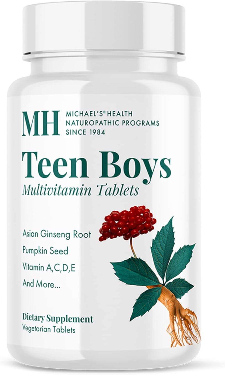 MICHAEL'S Health Naturopathic Programs Teen Boys - 60 tabletas vege...