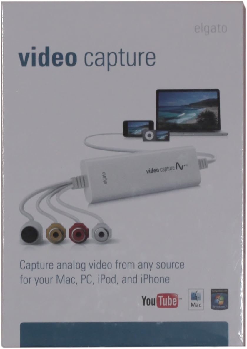 BCAPTURE DC60 - Adaptador de captura de video USB 2.0 con software...