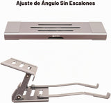 Psitek Soporte elevador plegable de aluminio 3 en 1 ajustable y ple...