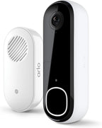 Arlo Video Doorbell 2K (2nd Gen) Inalámbrico o Cableado - 1 Cámara + Timbre