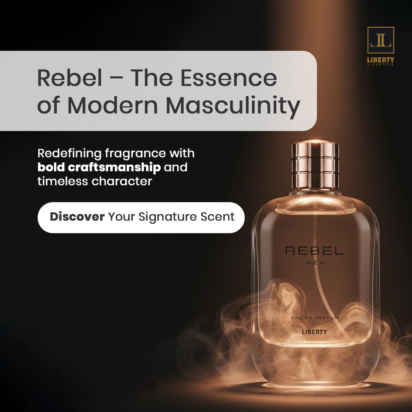 Liberty Luxury Rebel Perfume para Hombre 100ml, Poderoso Perfume de...