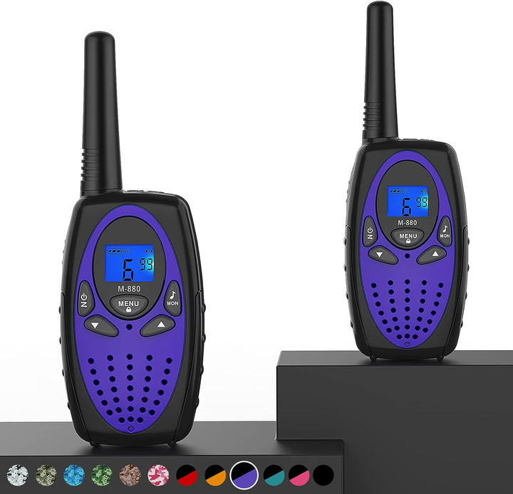 Topsung Walkie Talkies M880 para adultos Juguetes para niños (viole...