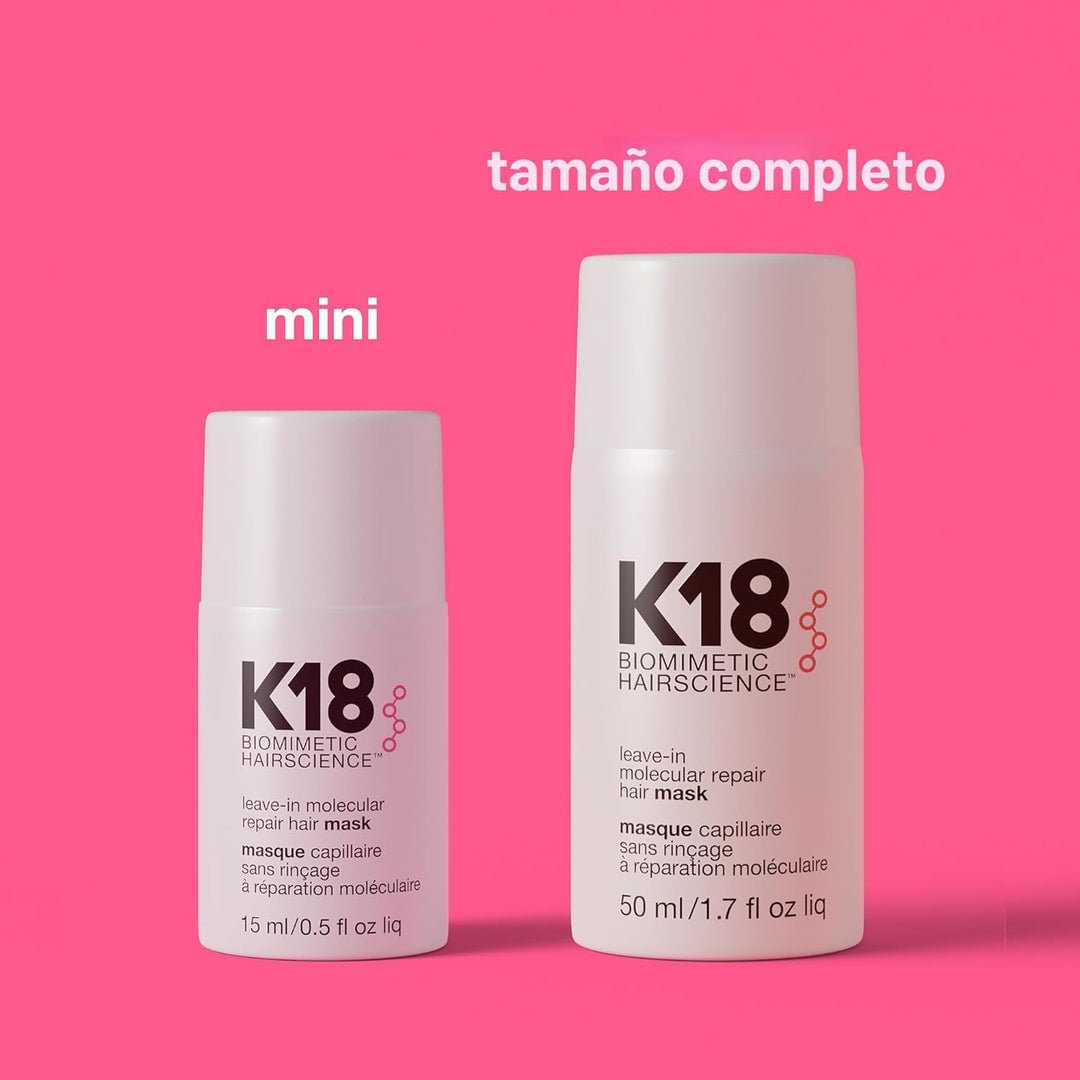 K18 Mascarilla Molecular Capilar Sin Enjuague, Repara el Cabello Se...
