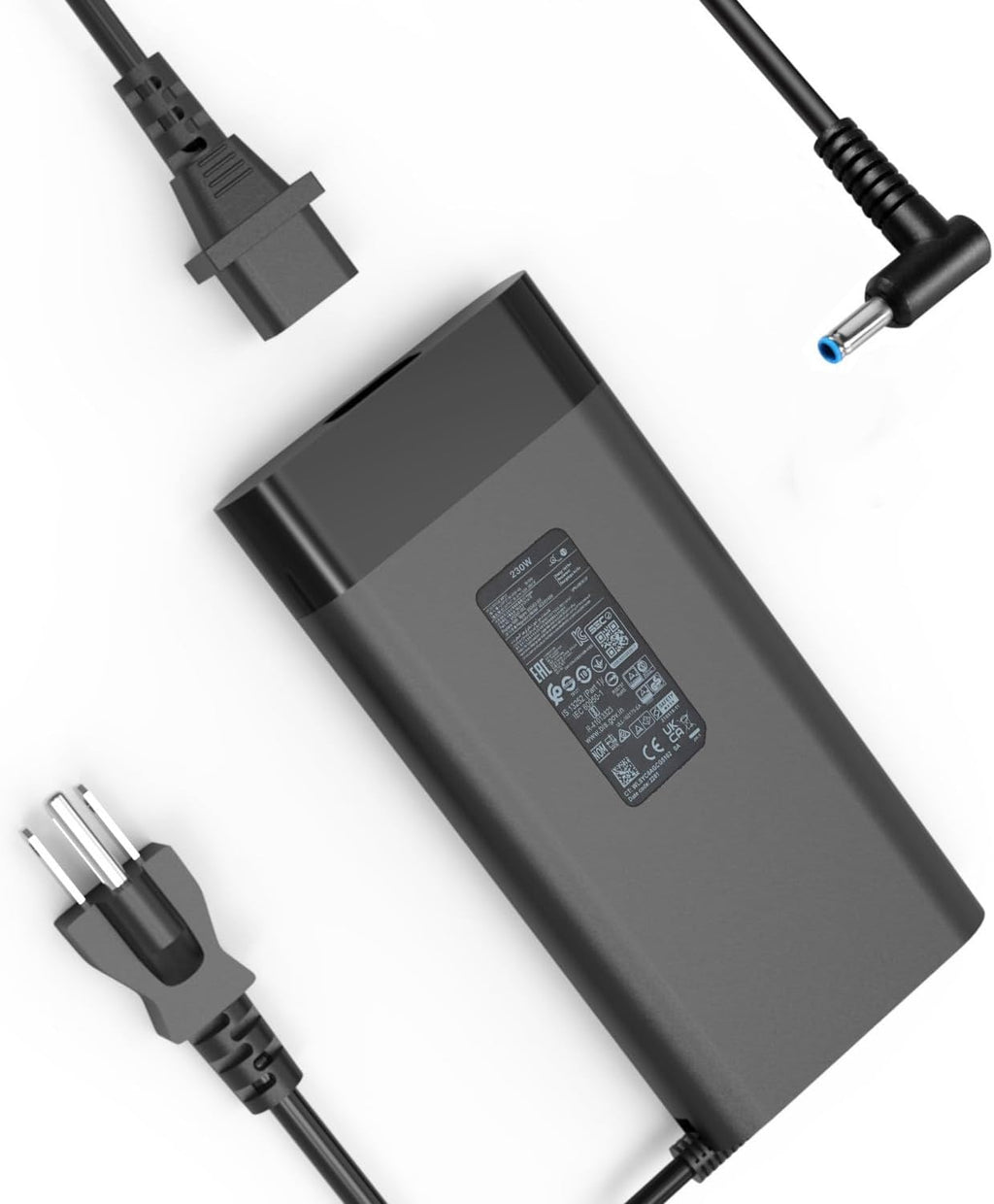 Cargador de portátil de CA delgado de 230 W para HP OMEN 15 16 15-en1013dx 15-ek1013dx 16-b1797nr 16-b1085nr 16-b0005dx 16-b0013dx 16-c0002dx 16-c0012dx ZZReservar Fury 16 Cable de alimentación G9 TPN-LA10 M41303-001 M35733-001