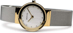 Bering Reloj Movimiento Cuarzo Mujer - Colección Clásica con Acero Inoxidable y Cristal de Zafiro 10126-XXX