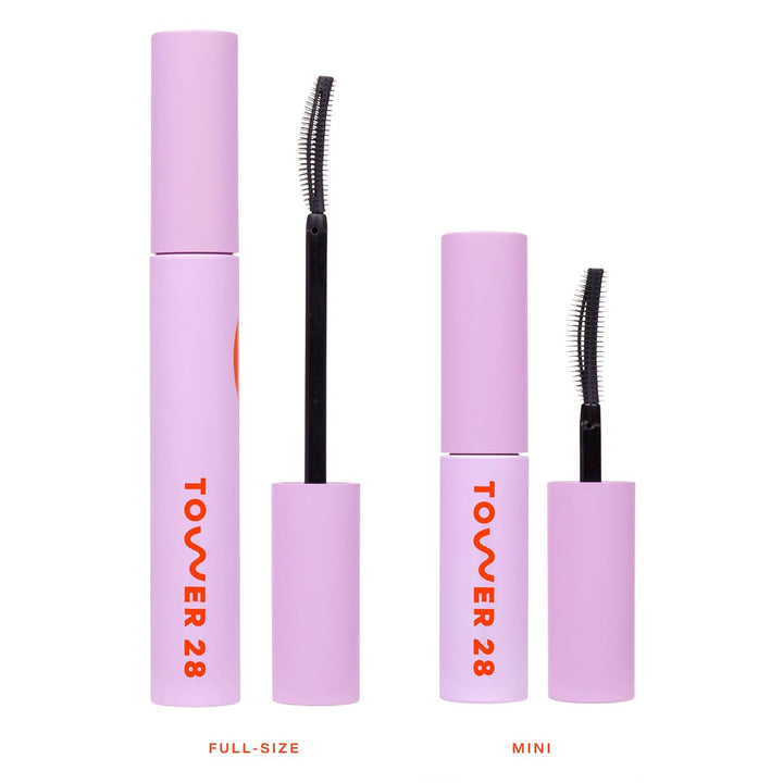 Tower 28 Beauty Mini MakeWaves Máscara Alargadora + Voluminizadora Jet