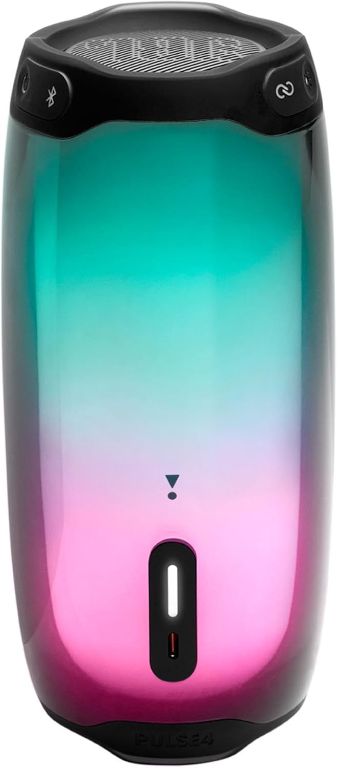JBL Pulse 4 - Altavoz Bluetooth portátil impermeable con espectácul...