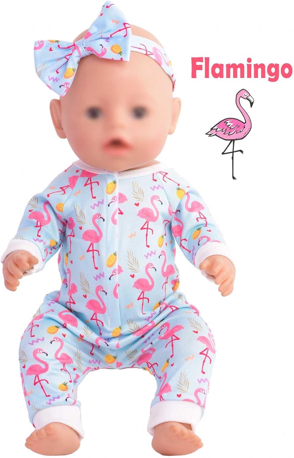 Sweet Dolly Juego de 5 accesorios para muñecas de bebé, ropa y diad...