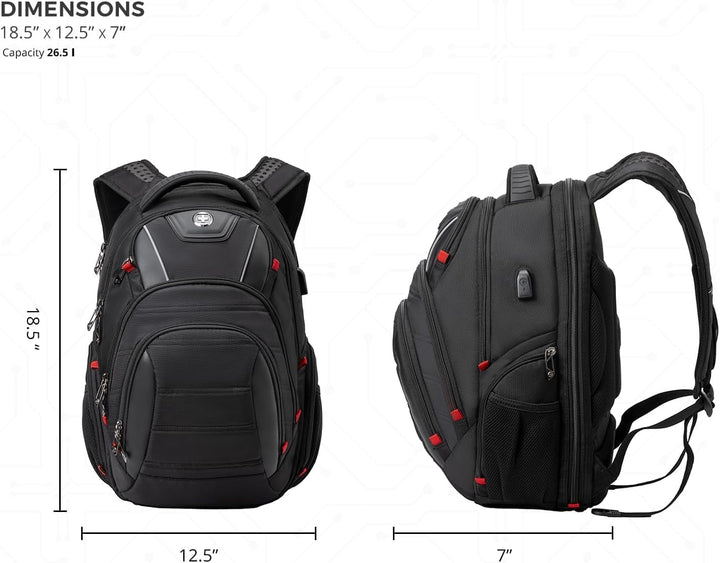 Swissdigital - Mochila de diseño para viaje para hombres, compatibl...
