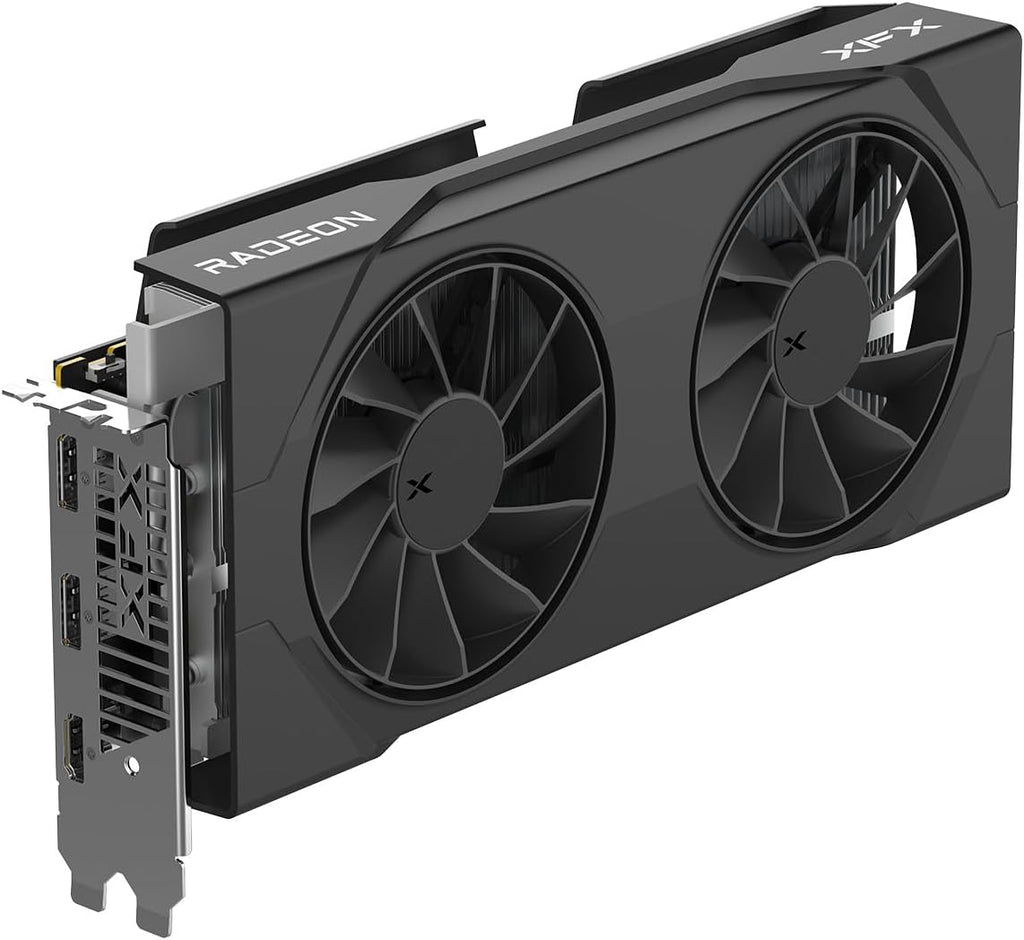 XFX Swift AMD Radeon RX 9060 XT OC Edición para juegos con 16 GB GDDR6 HDMI 2xDP
