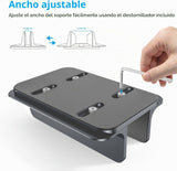 OMOTON Soporte vertical para laptop, soporte de aluminio de escrito...