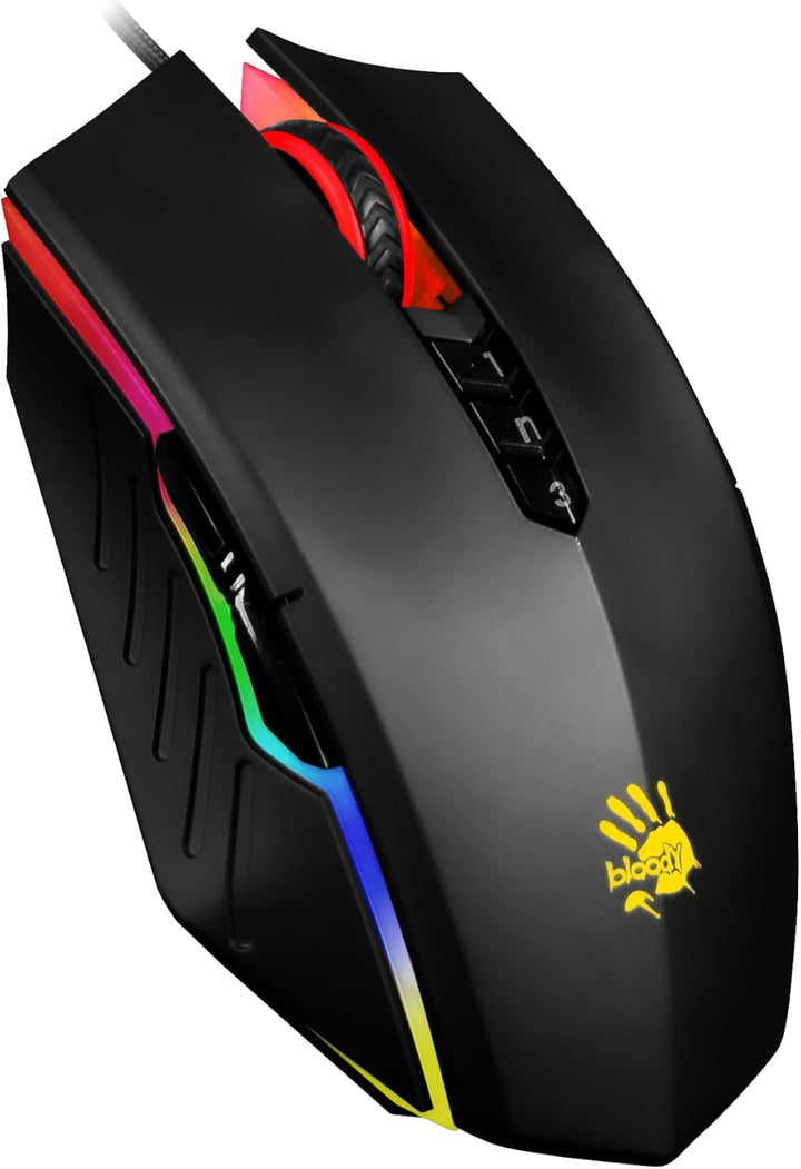 Bloody A70x Ratón Óptico para Juegos con Light Strike (LK) Switch &...