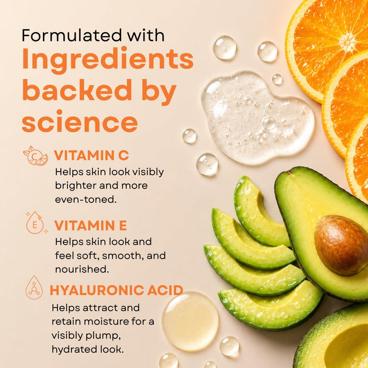 GLEOW Suero facial de vitamina C, suero hidratante de vitamina C pa...