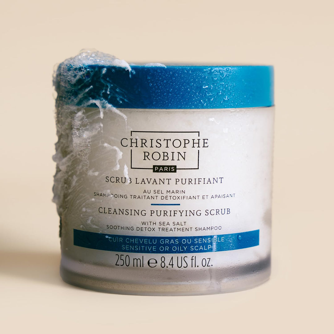 Christophe Robin Exfoliante purificador del cuero cabelludo con sal...
