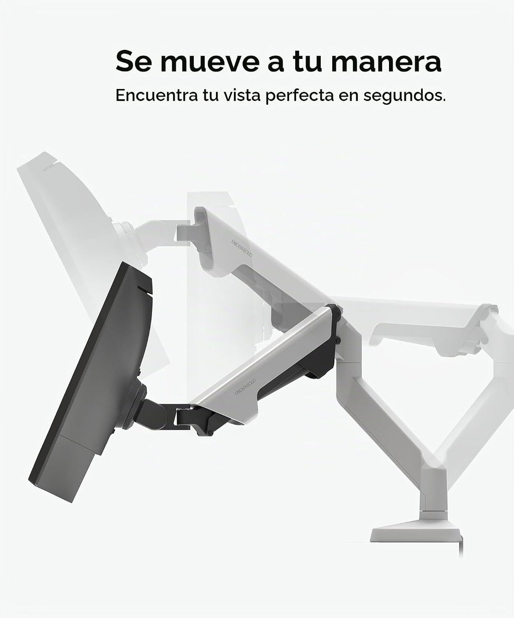Brazo de monitor resistente para pantallas curvadas ultraanchas de 34 a 49 pulgadas