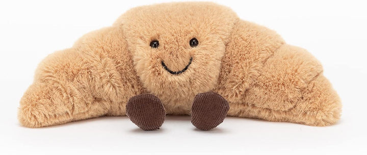 Jellycat Amuseables - Juguete de peluche de croissant, pequeño de 8...