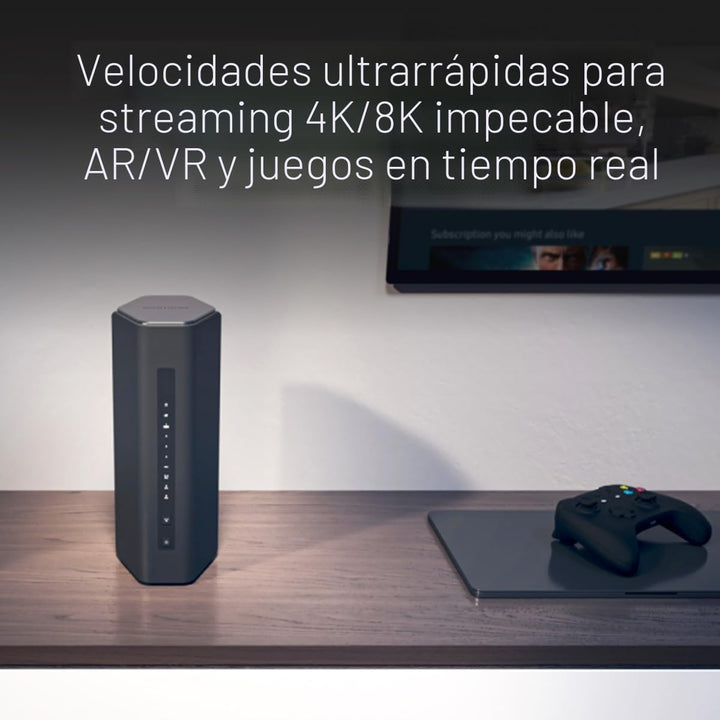 NETGEAR Nighthawk enrutador WiFi 7 tri-banda (RS500) \u2013 Solo en...