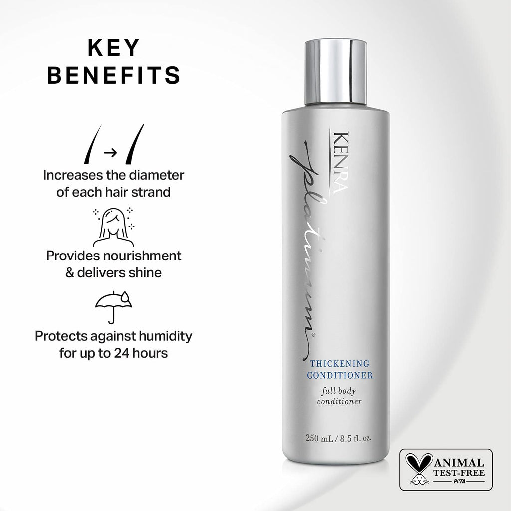 Kenra Platinum Truly Thickening Conditioner| Volumizador + Cabello...