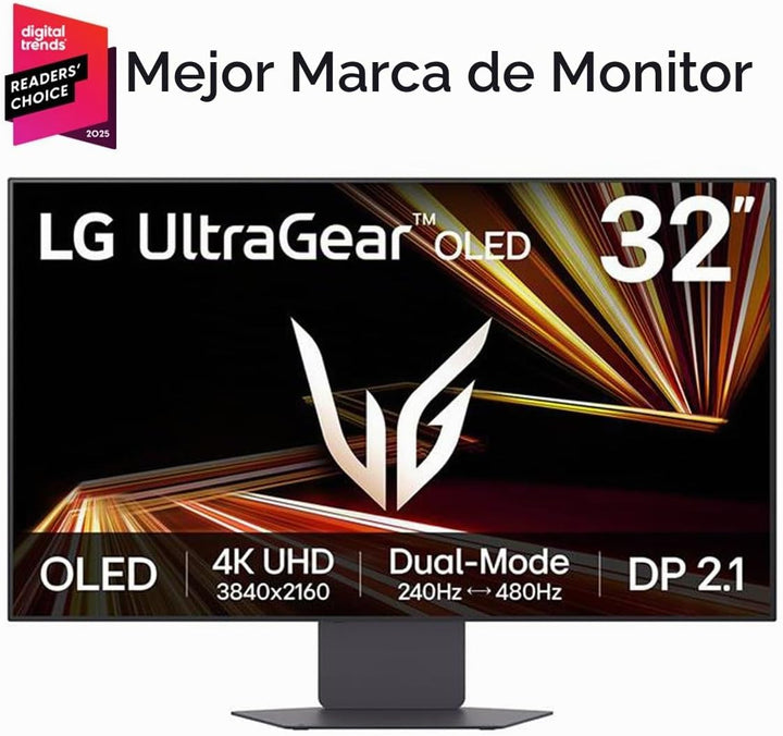 LG 32GX870A-B Monitor Ultragear de 32 pulgadas 4K UHD (3840 x 2160)...