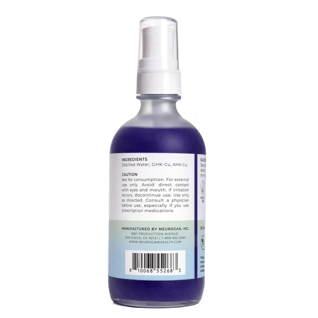 Neurogan GHK-Cu + AHK-Cu Hair Serum Pro - Suero ligero para el cuer...