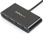 StarTech.com, HB30C4AB, hub USB 3.0 de 4 puertos, alimentado