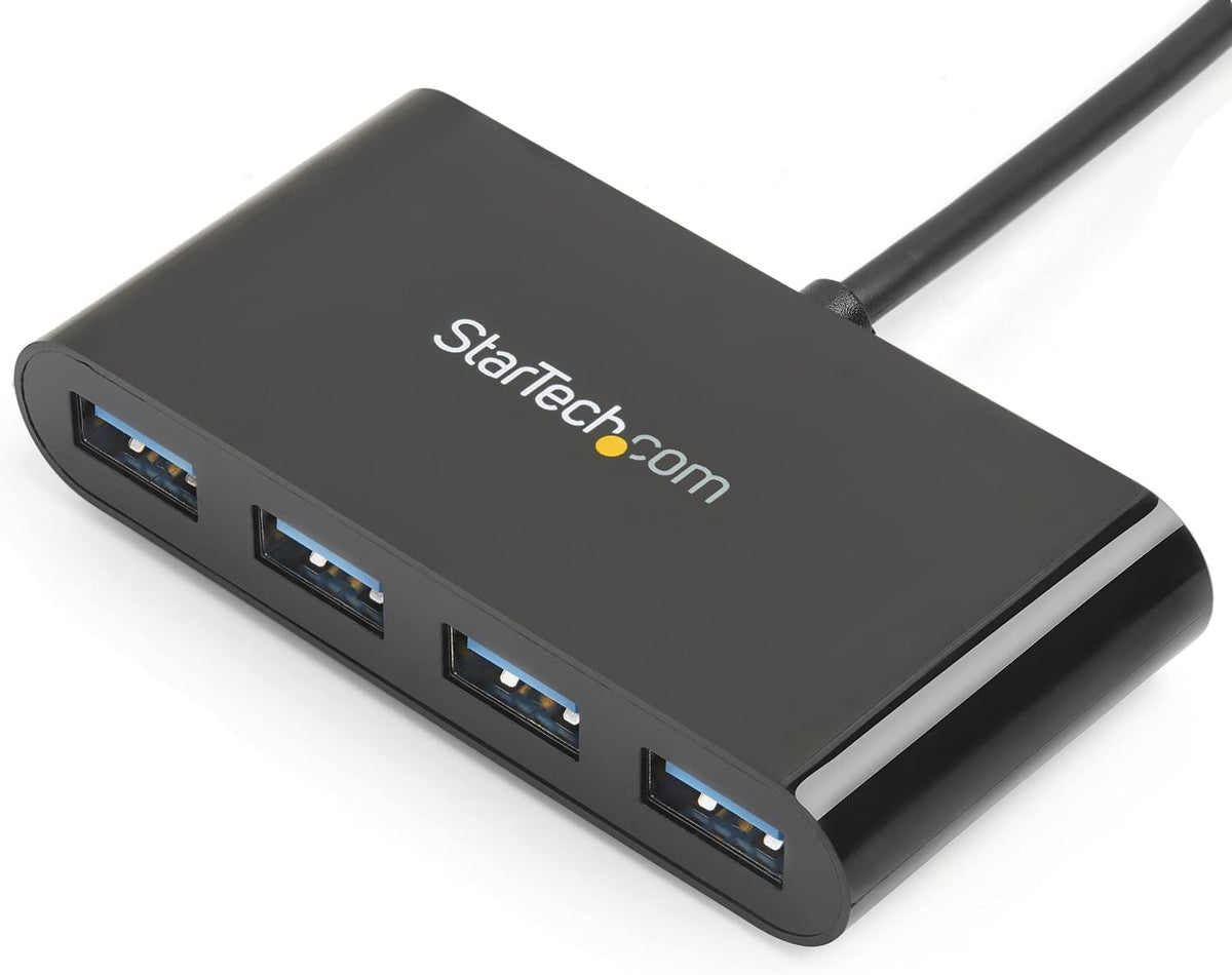 StarTech.com, HB30C4AB, hub USB 3.0 de 4 puertos, alimentado