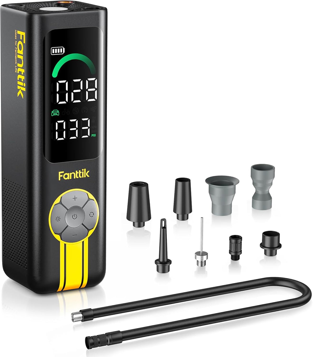 Fanttik X10 Inflador de Neumáticos Cruz Compresor de Aire Portátil,...